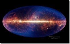 Image of the infrared sky from NASA's Cosmic Background Explorer (COBE)