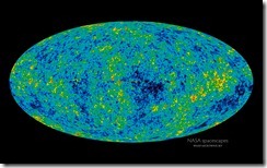 Image of the cosmic microwave background (echoes of the Big Bang) from NASA's WMAP satellite