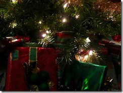 gifts under the tree