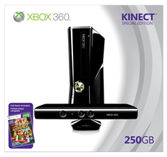 kinectxbox360250gbbundle