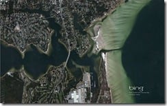 Bayou Grande meets Pensacola Bay, Warrington, Florida
