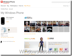 wp7myphonewebsitescreenshot