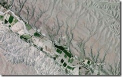 Farm fields Southwest of Williamsburg, New Mexico