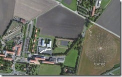 Farm field maze Lempdes, France