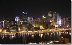 Pittsburgh at night, Pennsylvania, U.S.