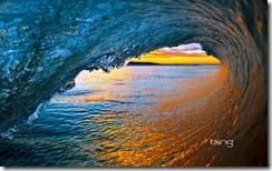 Ocean waves near Ventura, California