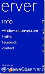 WindowsObserver.com Windows Phone App Updated