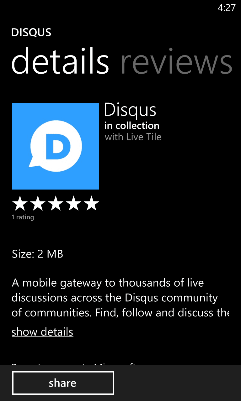 Windows Phone Ecosystem Scores an Exclusive Official Disqus App