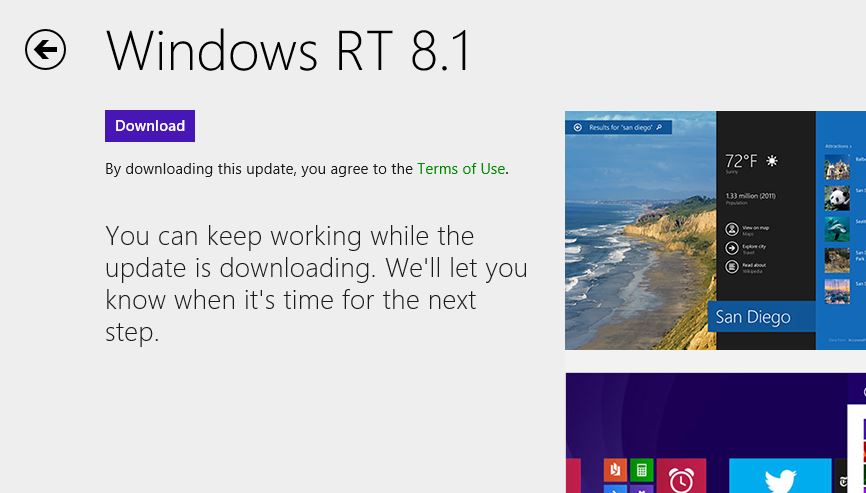 Updating Surface RT to Windows 8.1 RTM