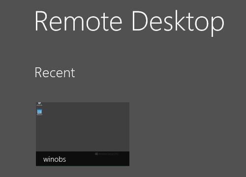 Updates for Windows Store Remote Desktop App