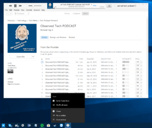 iTunes App on Windows 10