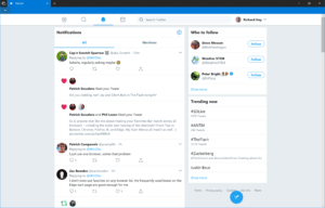 Twitter Progressive Web Apps - After Background Update