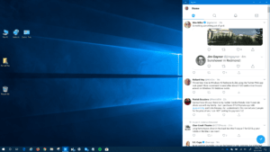 Twitter PWA Snapped Widest Option