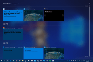 WIndows 10 Redstone 5 Timelime