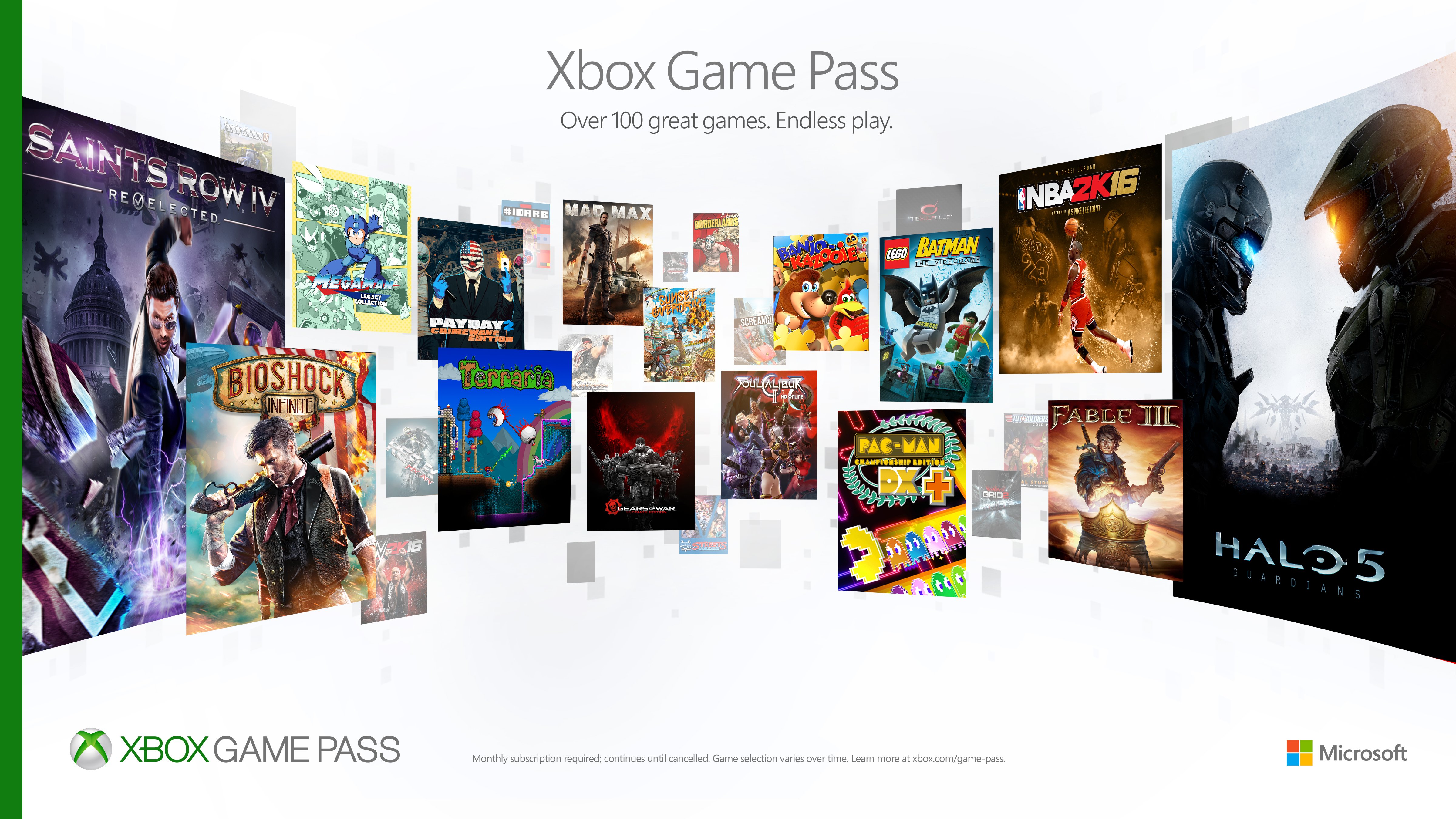 Xbox Game Pass Variety