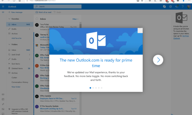 The Outlook.com Beta is Ending as Final Redesign Begins Rolling Out