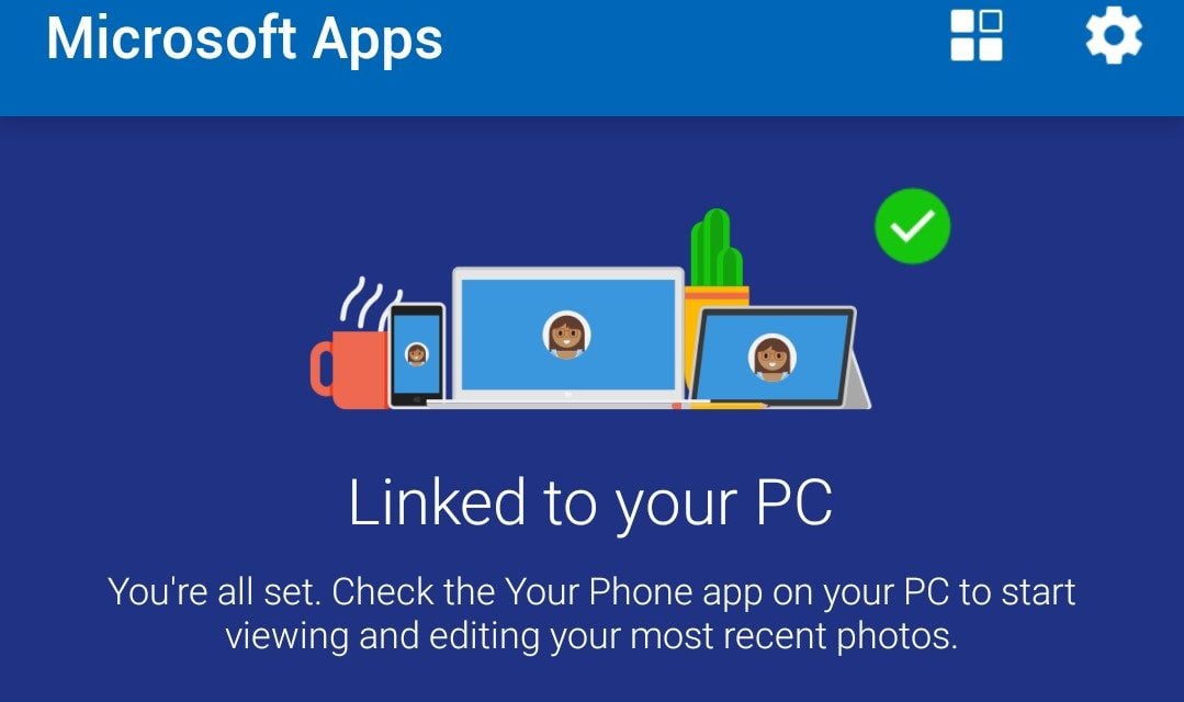 Microsoft Apps App Updated on Android with Your Phone Support