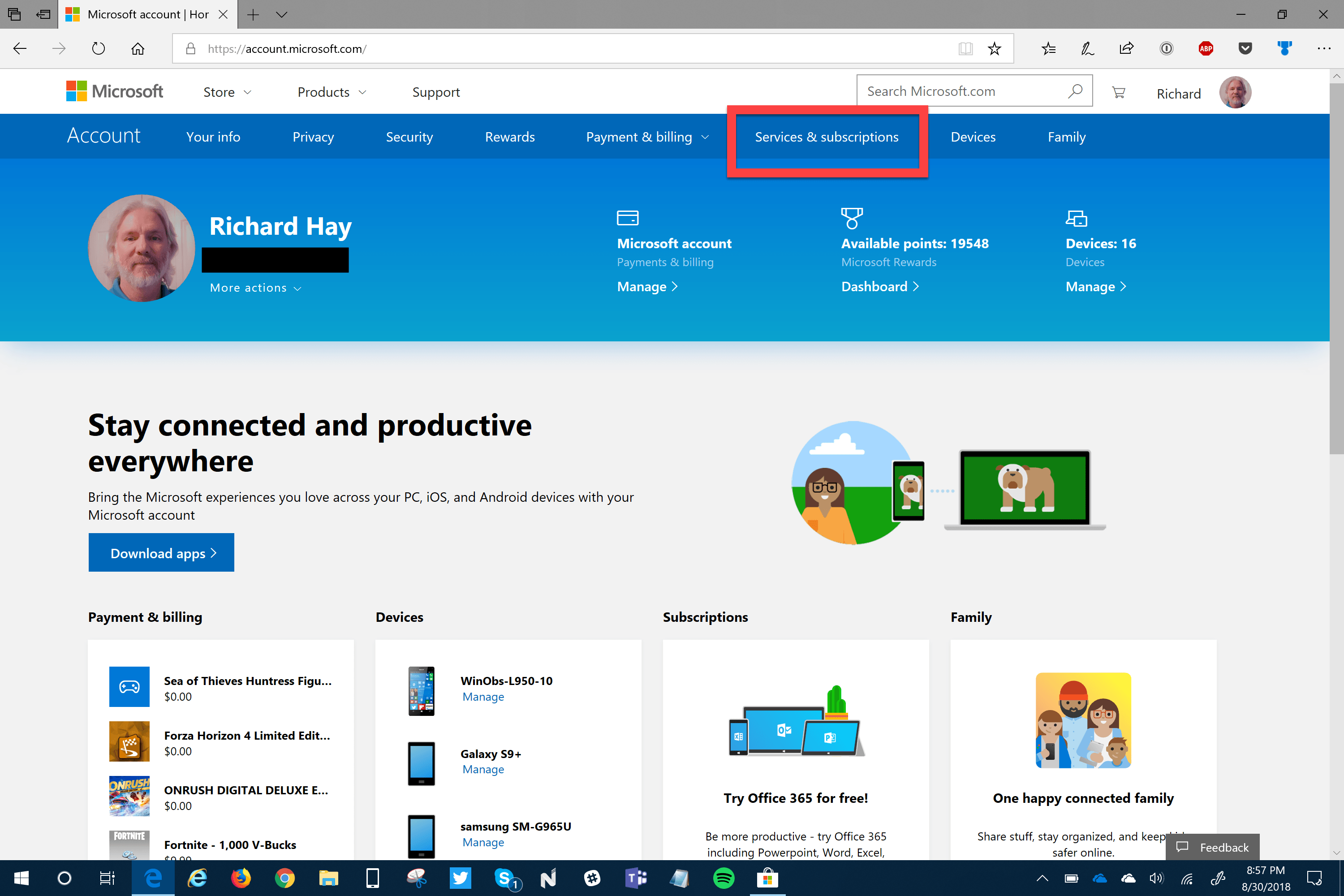 Office 365 Subscription Management