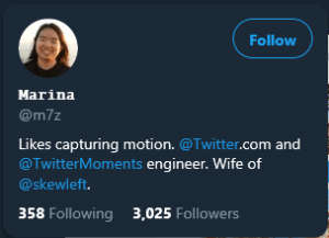 Twitter User Card