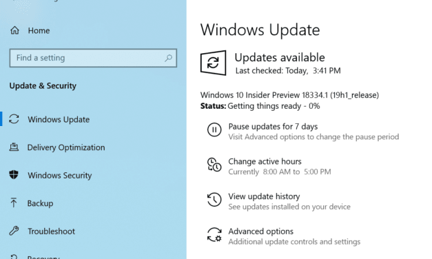 Windows 10 Build 18334 Available for Fast and Skip Ahead Rings