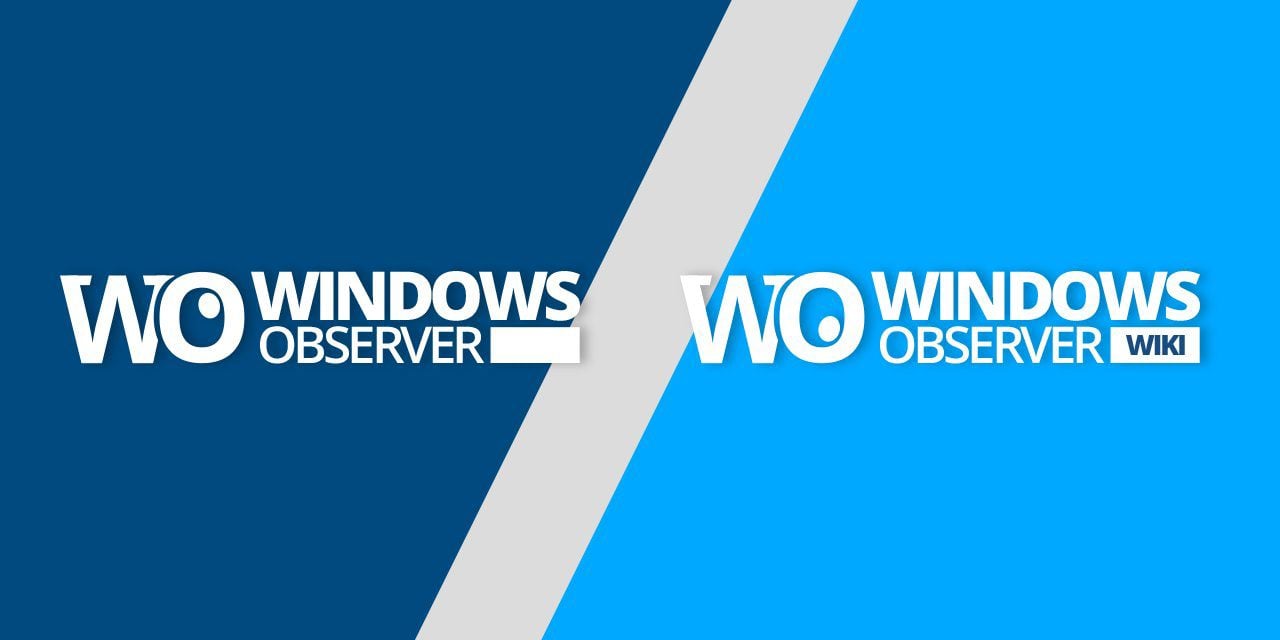 Announcement: New Logos for WindowsObserver and WinObs WiKi