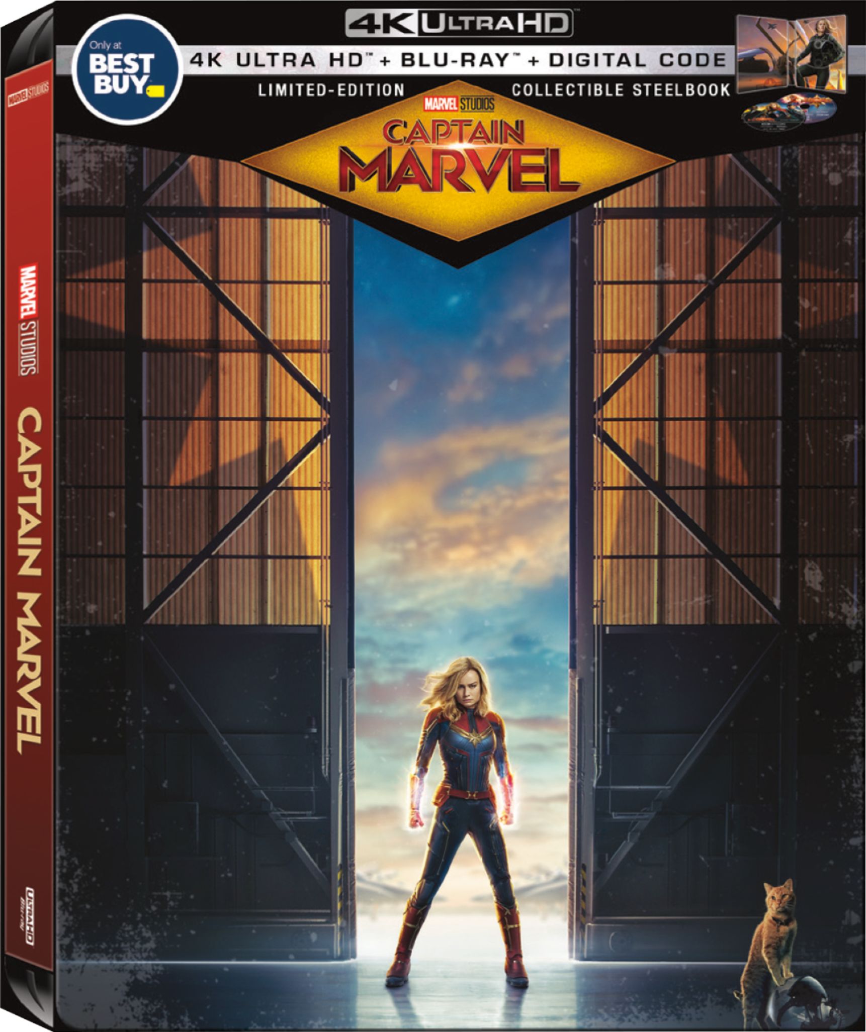 Captain Marvel SteelBook Box Cover from Best Buy