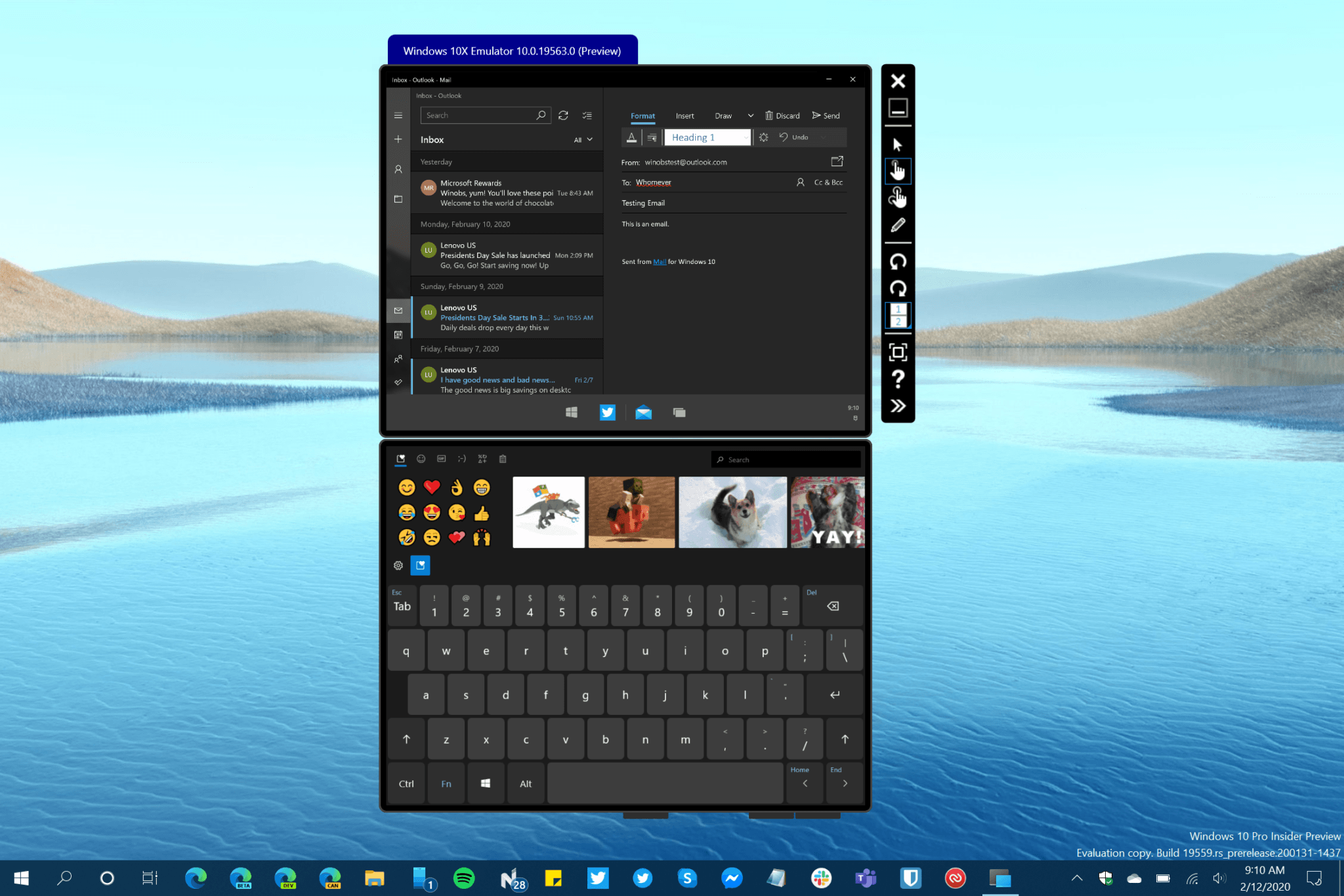 First Look at Windows 10X